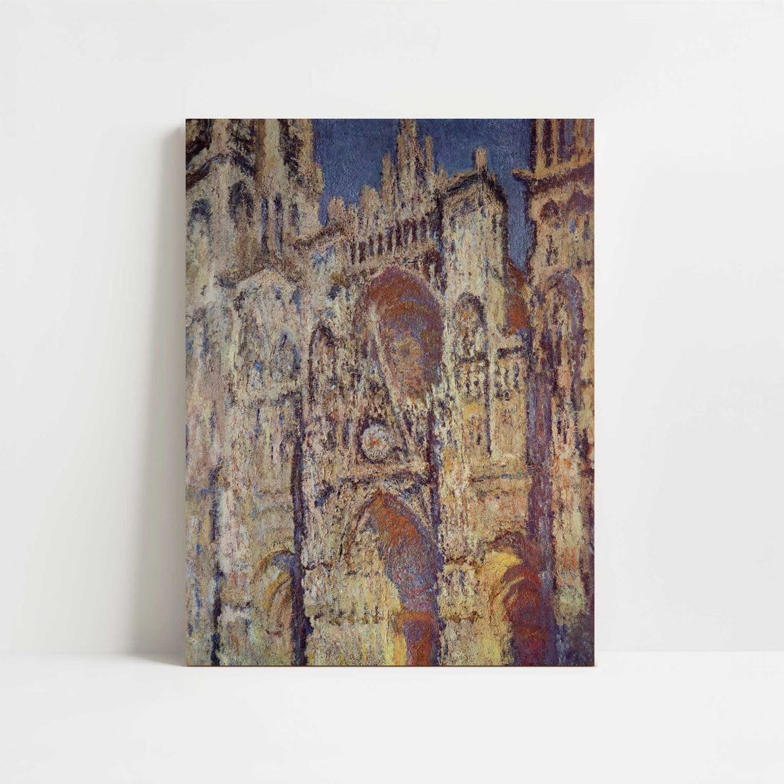 Rouen Cathedral, Facade in Sunlight (1894) by Claude Monet – Art Print - Unframed art print