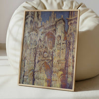 Rouen Cathedral, Facade in Sunlight (1894) by Claude Monet – Art Print - Interior inspiration