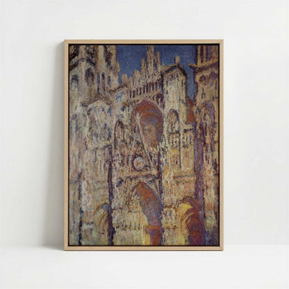 Framed Canvas - Framed canvas in oak color frame