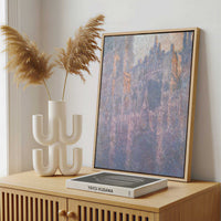 Framed Canvas - Framed canvas in a stylish interior setting