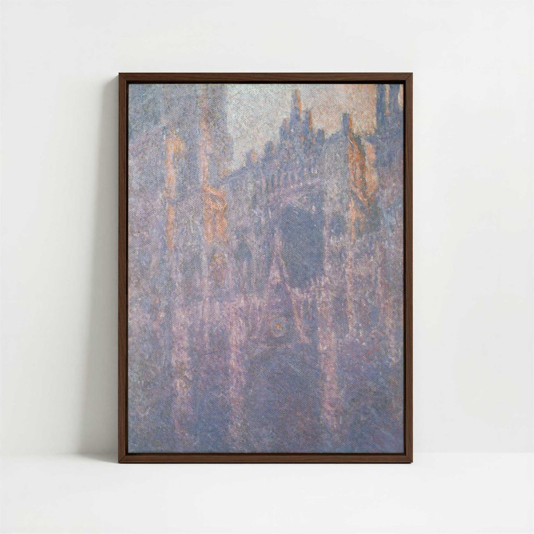Framed Canvas - Framed canvas in dark wood color frame