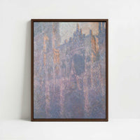Framed Canvas - Framed canvas in dark wood color frame