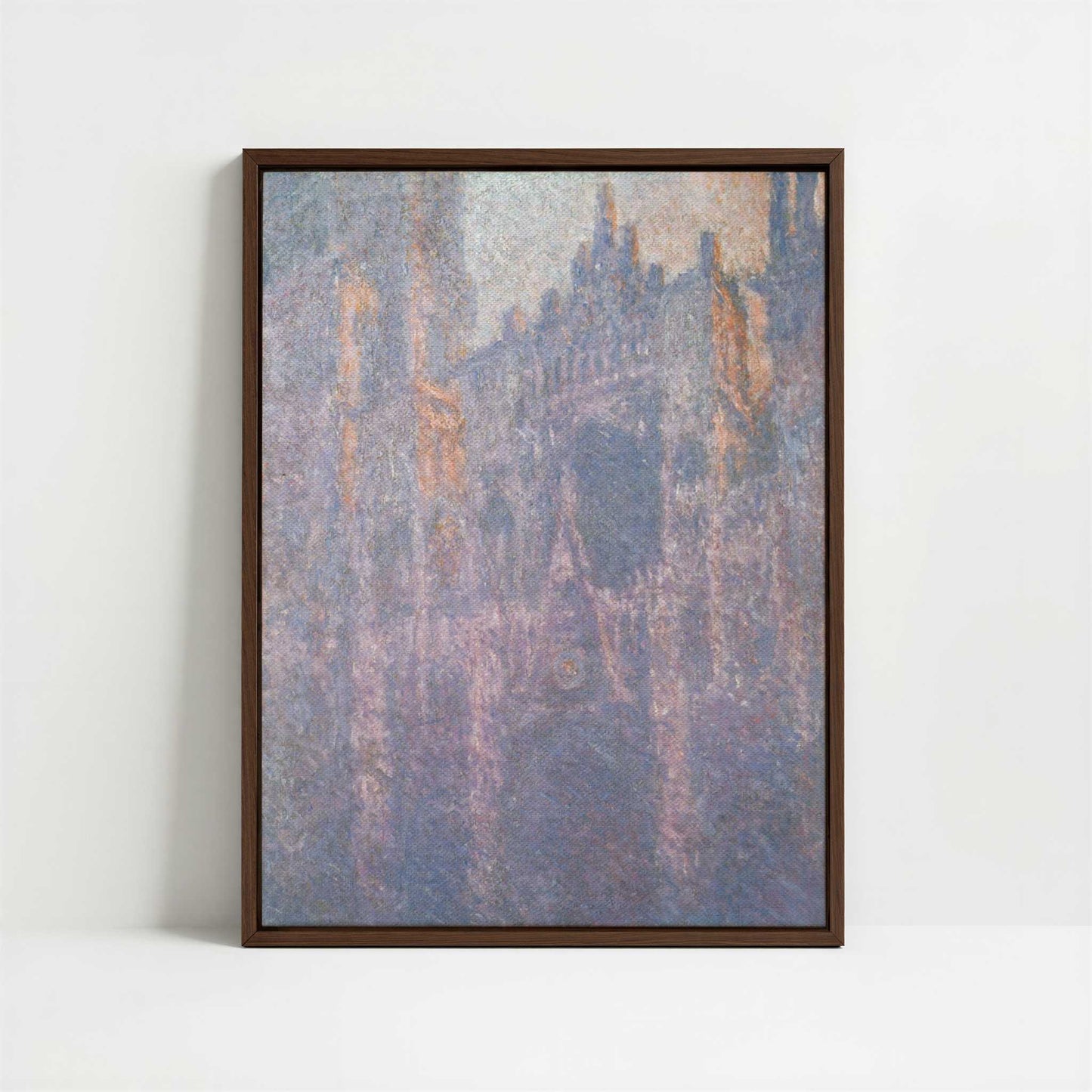 Framed Canvas - Framed canvas in dark wood color frame