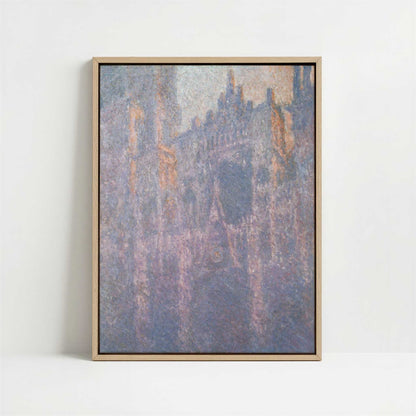 Framed Canvas - Framed canvas in oak color frame
