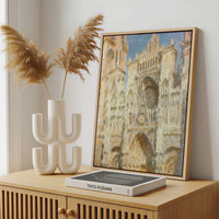 Framed Canvas - Framed canvas in a stylish interior setting