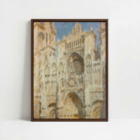 Framed Canvas - Framed canvas in dark wood color frame
