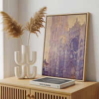 Framed Canvas - Framed canvas in a stylish interior setting