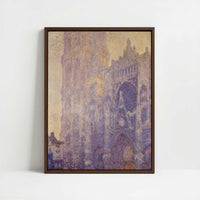 Framed Canvas - Framed canvas in dark wood color frame