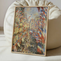 Rue Montorgueil (1878) by Claude Monet – Art Print - Interior inspiration