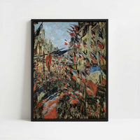 Framed Canvas - Framed canvas in black frame