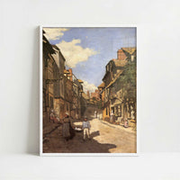 Rue de la Bavolle (1864) by Claude Monet – Art Print - Art print in white frame