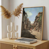 Framed Canvas - Framed canvas in a stylish interior setting