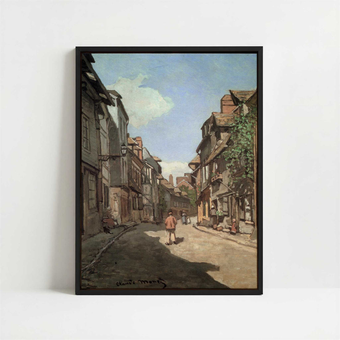 Framed Canvas - Framed canvas in black frame