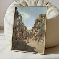 Rue de la Bavolle, Honfleur (1864) by Claude Monet – Art Print - Interior inspiration