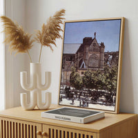 Framed Canvas - Framed canvas in a stylish interior setting