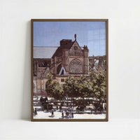 Saint-Germain-l'Auxerrois (1867) by Claude Monet – Art Print - Art print in dark wood frame