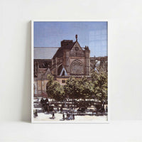 Saint-Germain-l'Auxerrois (1867) by Claude Monet – Art Print - Art print in white frame