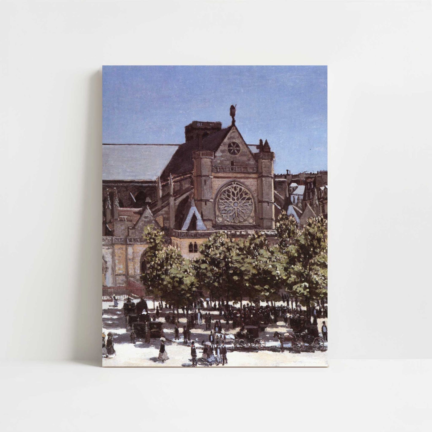 Saint-Germain-l'Auxerrois (1867) by Claude Monet – Art Print - Unframed art print