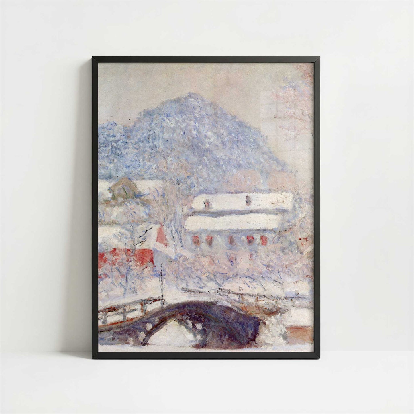 Sandvika, Norway (1895) by Claude Monet – Art Print - Art print in black frame