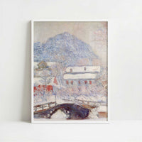 Sandvika, Norway (1895) by Claude Monet – Art Print - Art print in white frame