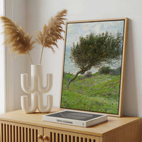 Framed Canvas - Framed canvas in a stylish interior setting