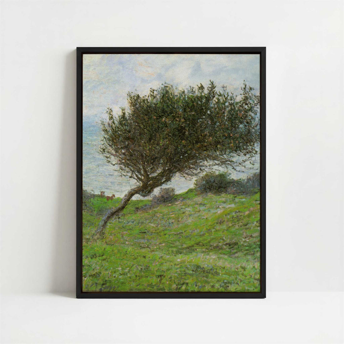Framed Canvas - Framed canvas in black frame