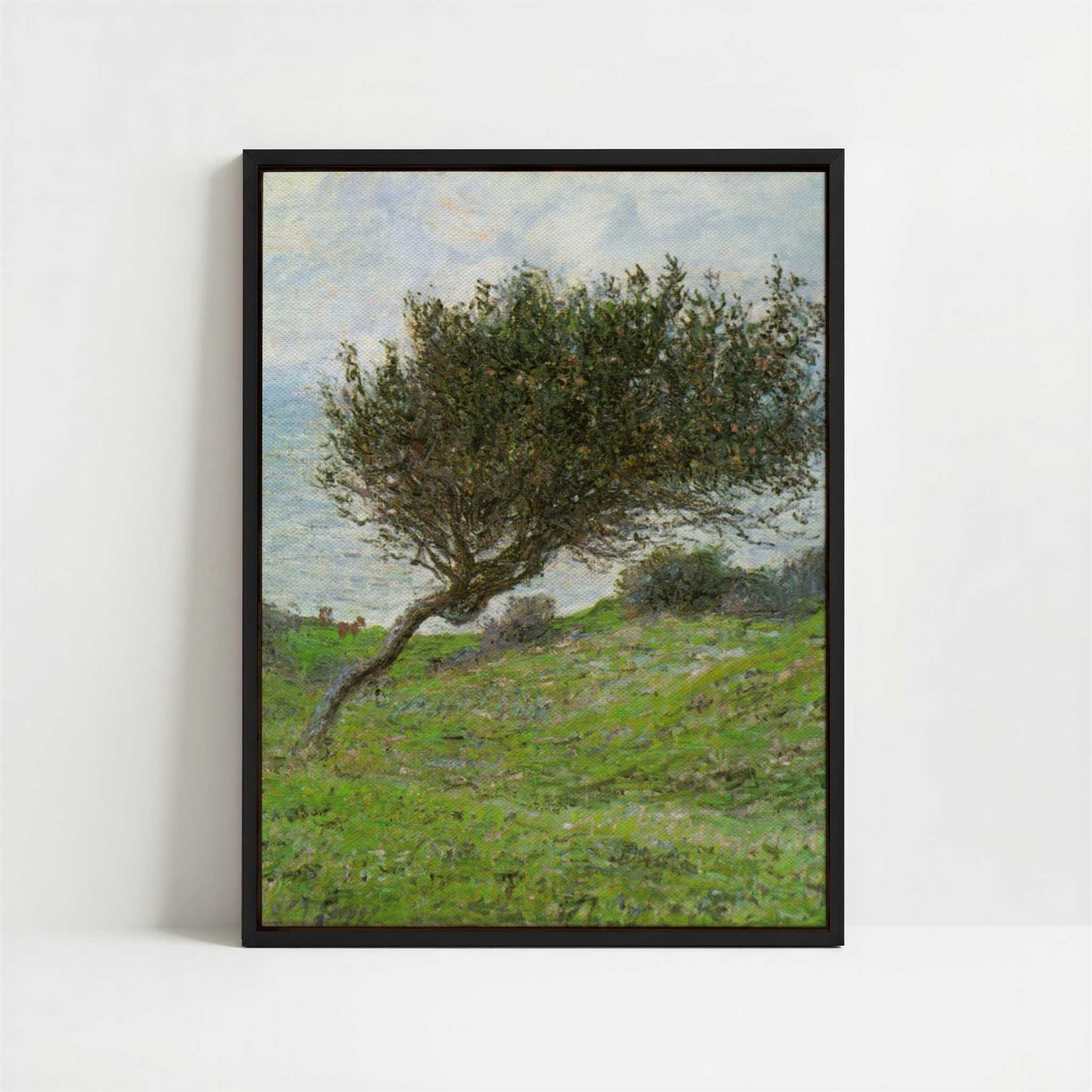 Framed Canvas - Framed canvas in black frame