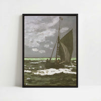 Framed Canvas - Framed canvas in black frame
