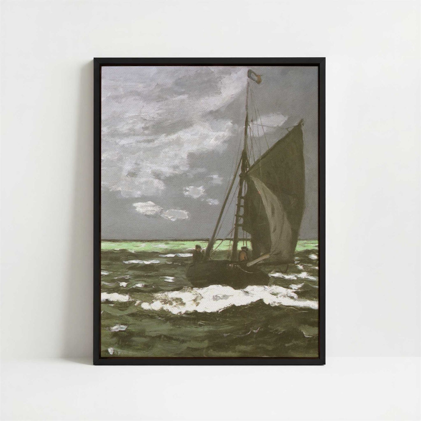 Framed Canvas - Framed canvas in black frame