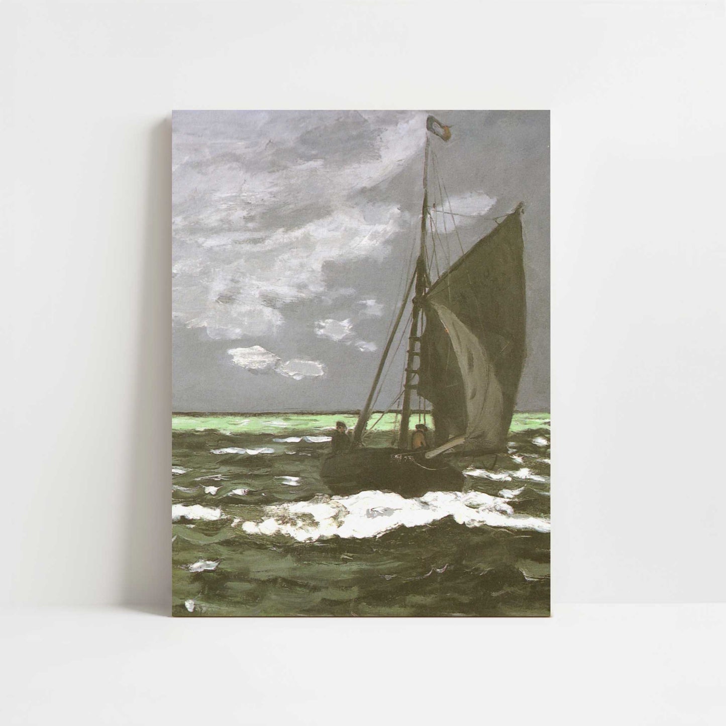 Seascape, Storm (1866) by Claude Monet – Art Print - Unframed art print