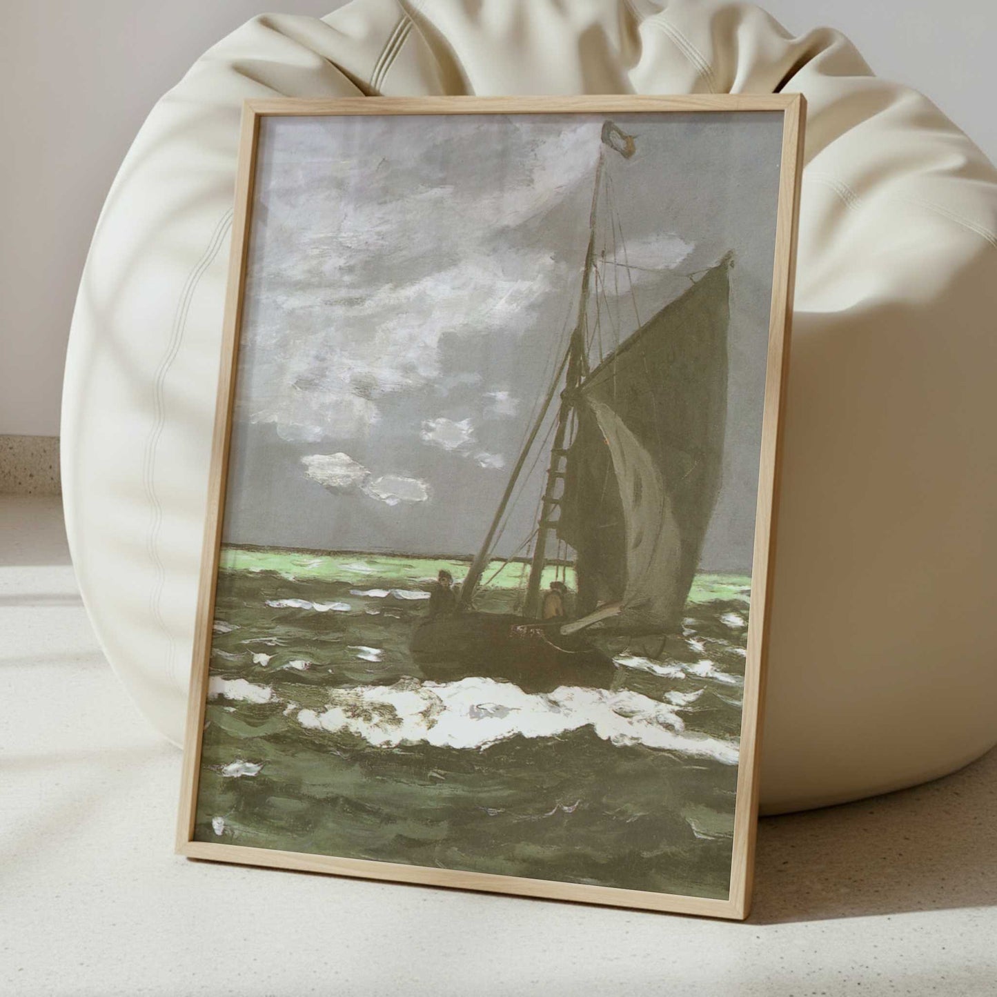 Seascape, Storm (1866) by Claude Monet – Art Print - Interior inspiration
