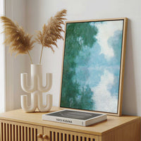 Framed Canvas - Framed canvas in a stylish interior setting