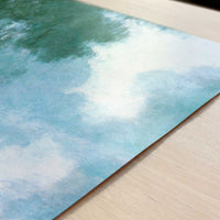 Seine at Giverny, Morning Mists (1897) by Claude Monet – Art Print - Close-up detail of the art print