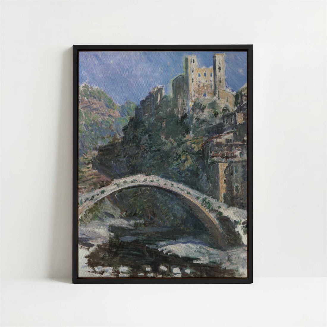 Framed Canvas - Framed canvas in black frame