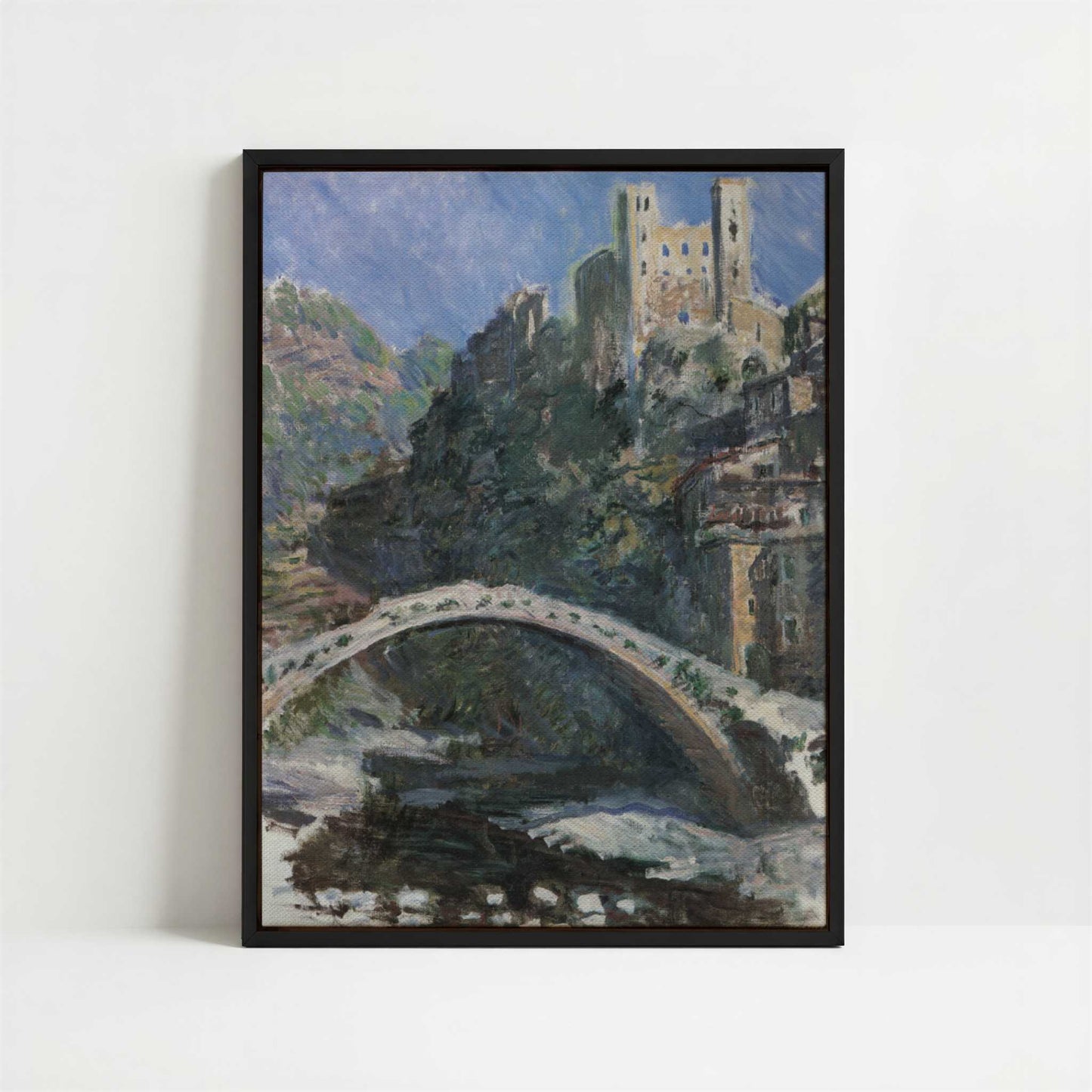 Framed Canvas - Framed canvas in black frame