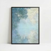 Seine, Morning (1897) by Claude Monet – Art Print - Art print in black frame