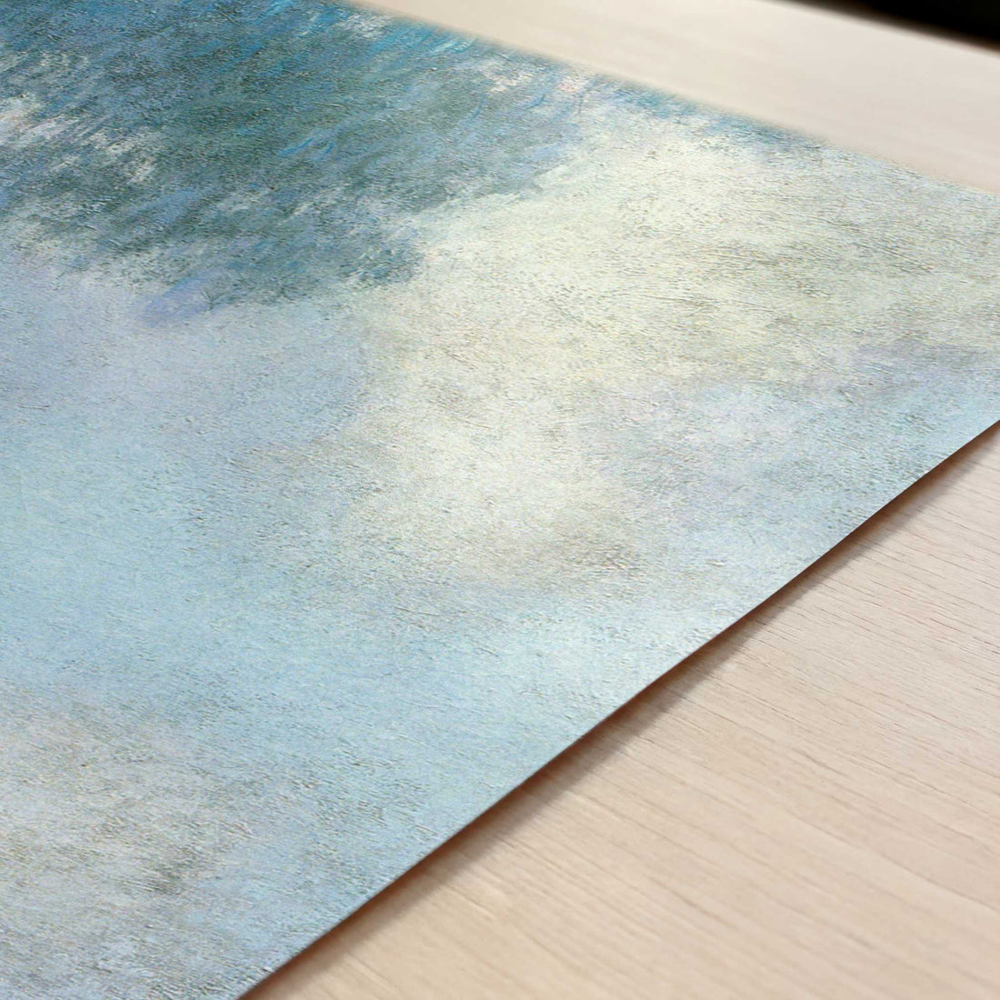 Seine, Morning (1897) by Claude Monet – Art Print - Close-up detail of the art print