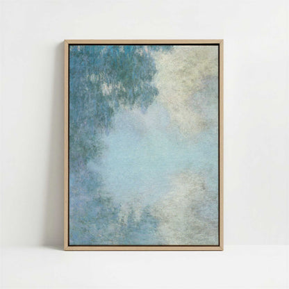 Framed Canvas - Framed canvas in oak color frame