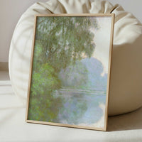 Seine near Giverny (1896) by Claude Monet – Art Print - Interior inspiration
