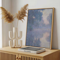 Framed Canvas - Framed canvas in a stylish interior setting