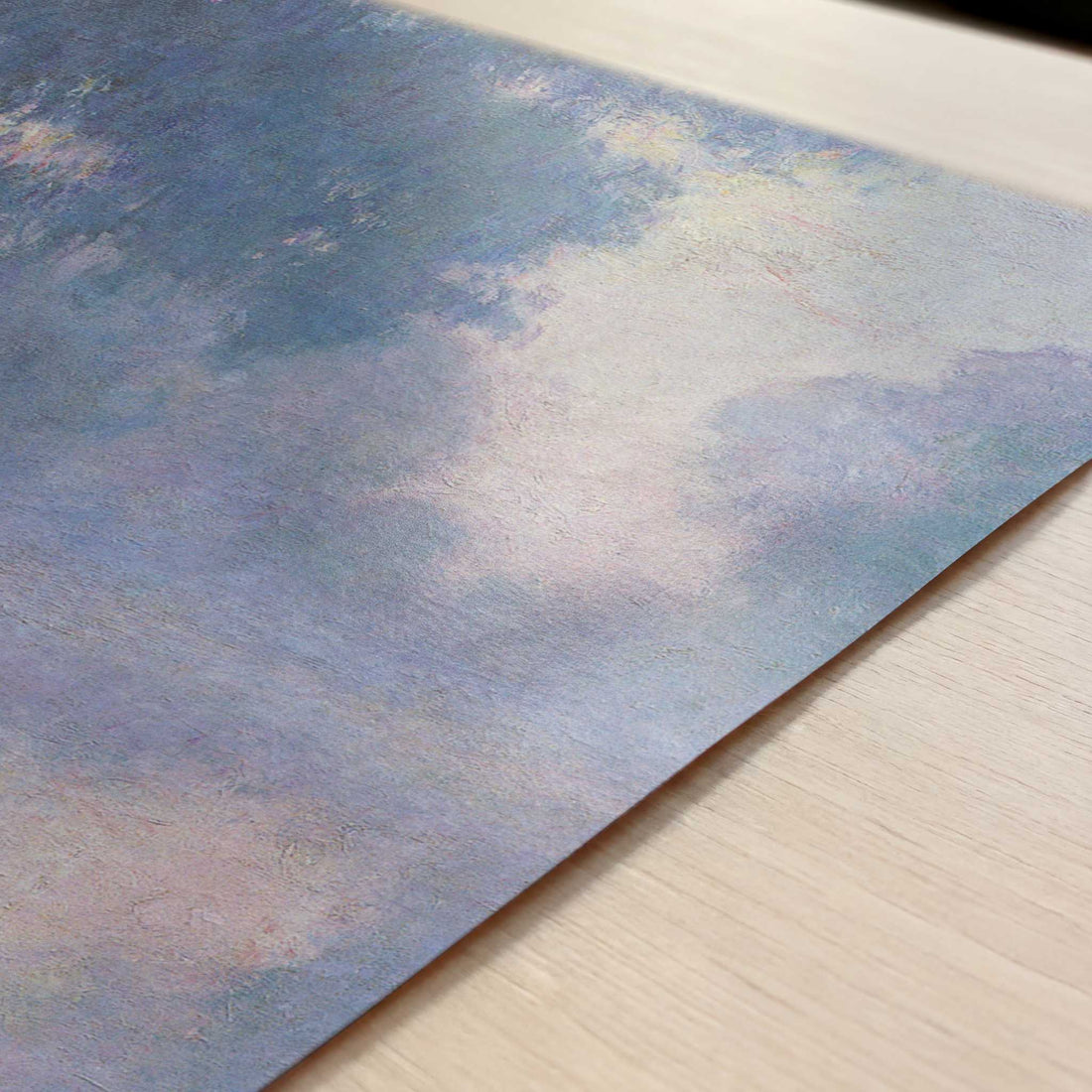 Seine near Giverny (1897) by Claude Monet – Art Print - Close-up detail of the art print