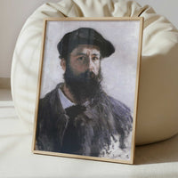 Self-portrait in Beret (1886) by Claude Monet – Art Print - Interior inspiration