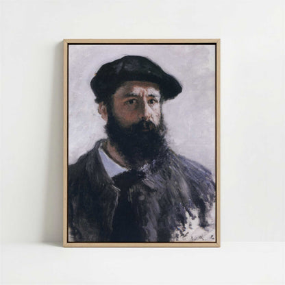Framed Canvas - Framed canvas in oak color frame