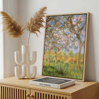 Framed Canvas - Framed canvas in a stylish interior setting