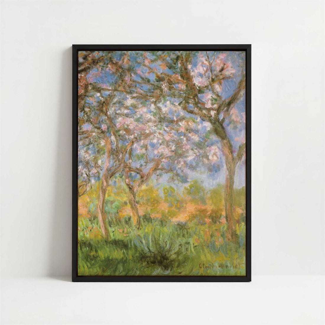 Framed Canvas - Framed canvas in black frame