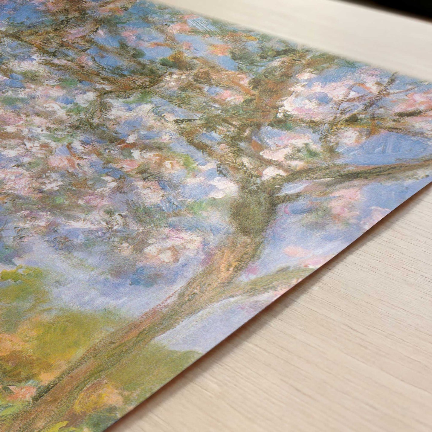 Spring (1900) by Claude Monet – Art Print - Close-up detail of the art print