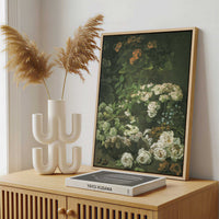 Framed Canvas - Framed canvas in a stylish interior setting