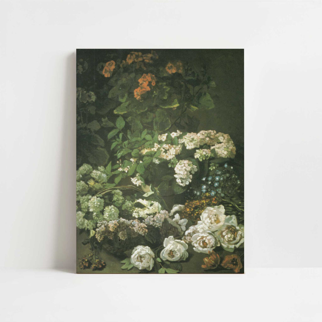 Spring Flowers (1864) by Claude Monet – Art Print - Unframed art print
