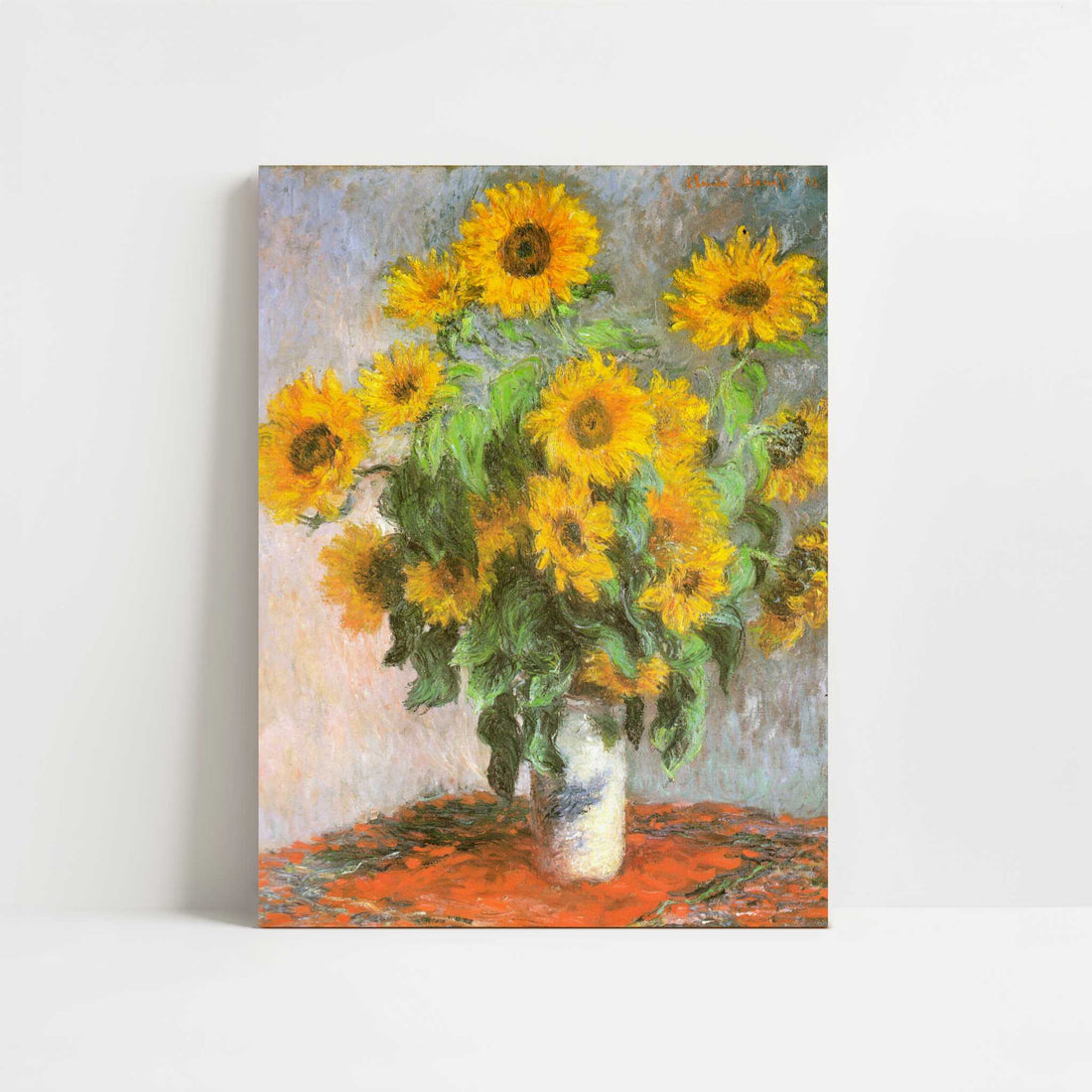 Sunflowers (1881) by Claude Monet – Art Print - Unframed art print