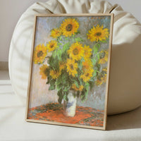 Sunflowers (1881) by Claude Monet – Art Print - Interior inspiration